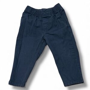 EUC Carter’s Formal Navy Blue Infant Pants, Elastic Waistband (12 months)